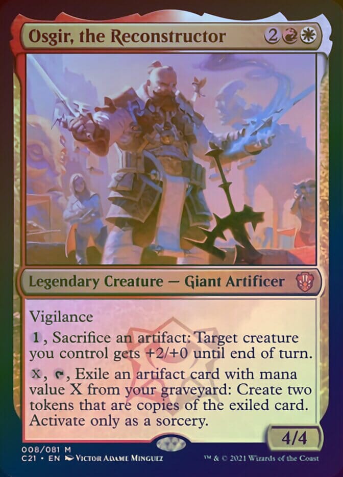 Osgir, the Reconstructor (Display Commander) [Commander 2021] MTG Single Magic: The Gathering  | Multizone: Comics And Games
