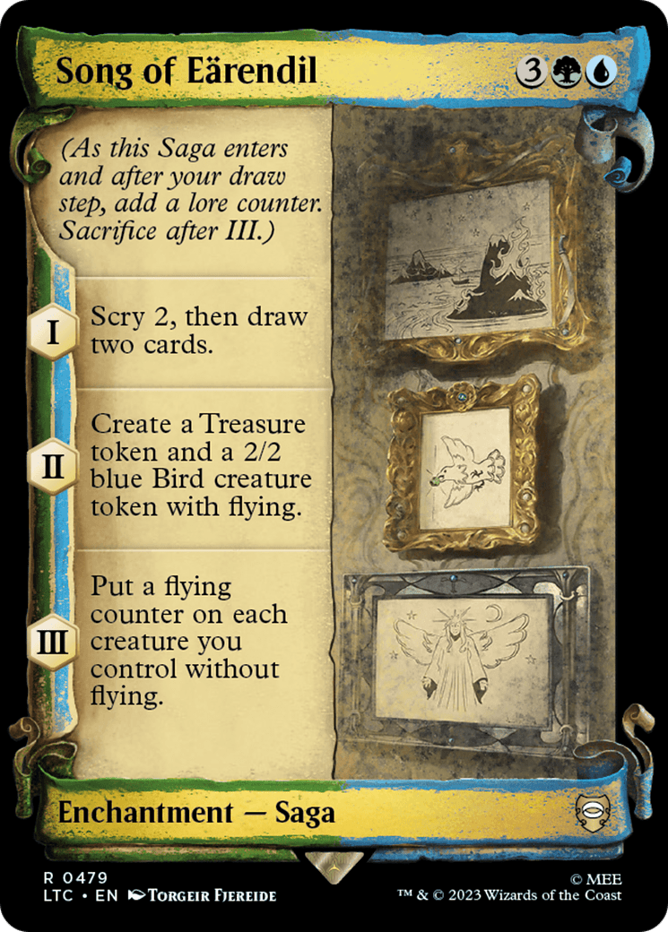 Song of Earendil [The Lord of the Rings: Tales of Middle-Earth Commander Showcase Scrolls] MTG Single Magic: The Gathering  | Multizone: Comics And Games