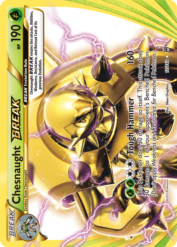 Chesnaught BREAK (12/162) [XY: BREAKthrough] Pokemon Single Pokémon  | Multizone: Comics And Games