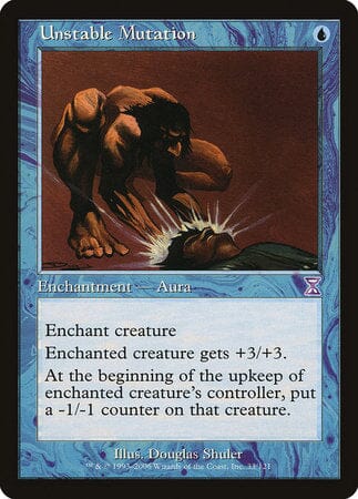 Unstable Mutation [Time Spiral Timeshifted] MTG Single Magic: The Gathering  | Multizone: Comics And Games