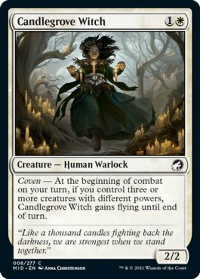 Candlegrove Witch [Innistrad: Midnight Hunt] MTG Single Magic: The Gathering  | Multizone: Comics And Games