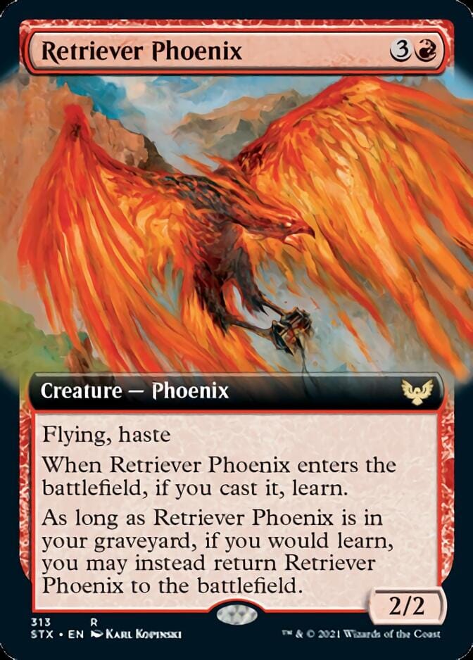 Retriever Phoenix (Extended) [Strixhaven: School of Mages] MTG Single Magic: The Gathering  | Multizone: Comics And Games