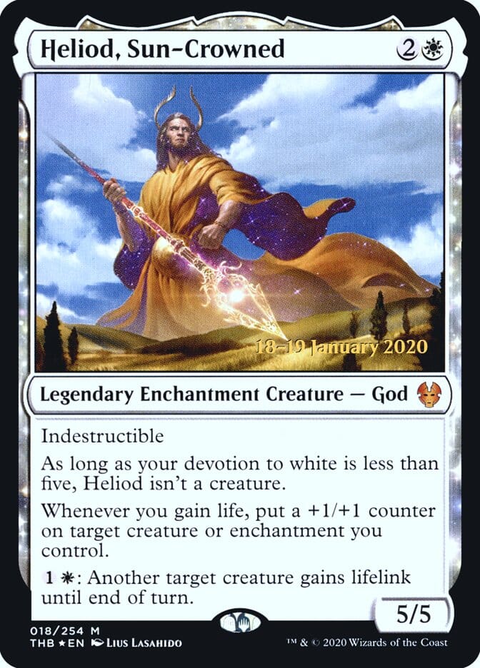 Heliod, Sun-Crowned [Theros Beyond Death Prerelease Promos] MTG Single Magic: The Gathering  | Multizone: Comics And Games