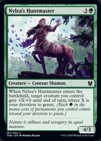 Nylea's Huntmaster [Theros Beyond Death] MTG Single Magic: The Gathering  | Multizone: Comics And Games
