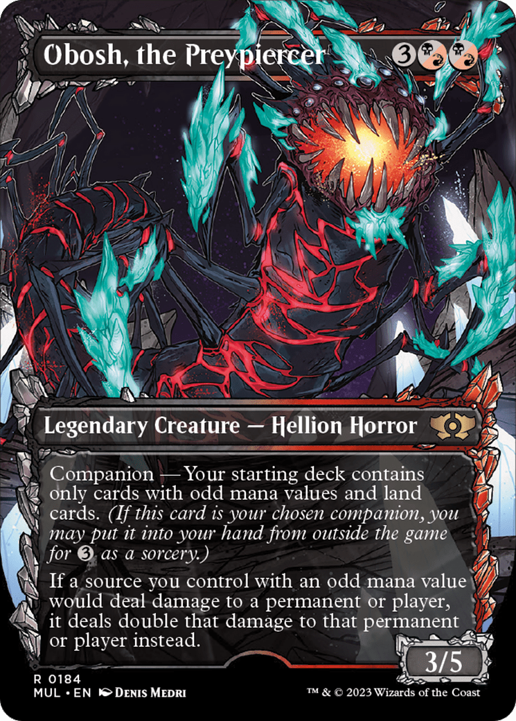 Obosh, the Preypiercer (Halo Foil) [Multiverse Legends] MTG Single Magic: The Gathering  | Multizone: Comics And Games
