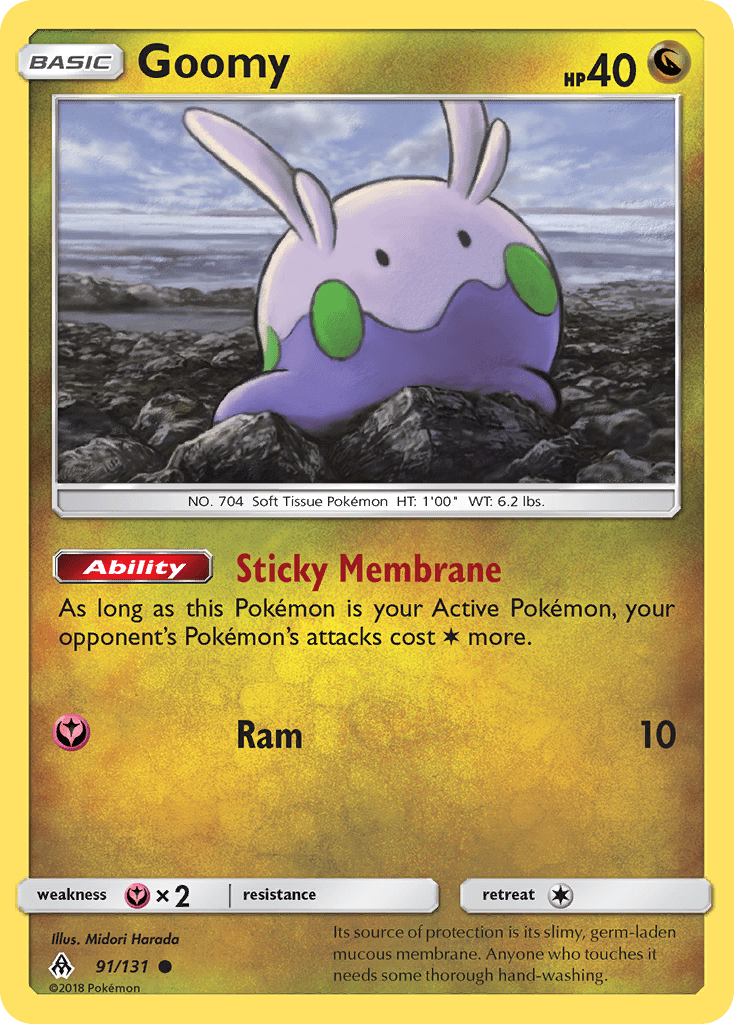 Goomy (91/131) [Sun & Moon: Forbidden Light] Pokemon Single Pokémon  | Multizone: Comics And Games