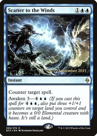 Scatter to the Winds [Battle for Zendikar Promos] MTG Single Magic: The Gathering  | Multizone: Comics And Games