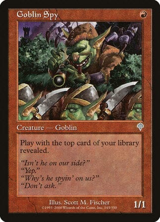 Goblin Spy [Invasion] MTG Single Magic: The Gathering  | Multizone: Comics And Games