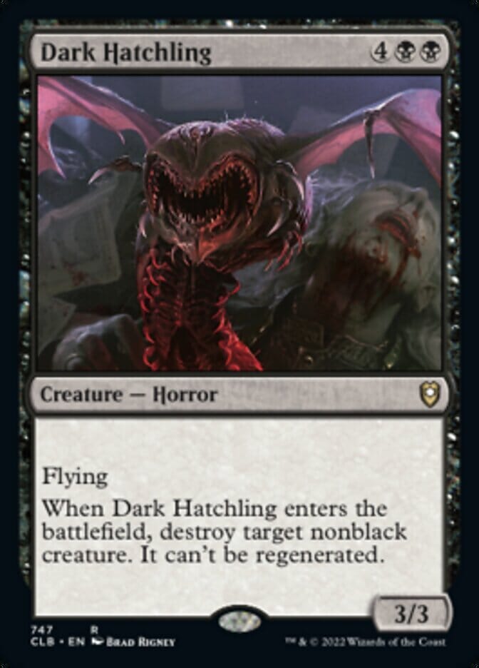 Dark Hatchling [Commander Legends: Battle for Baldur's Gate] MTG Single Magic: The Gathering  | Multizone: Comics And Games