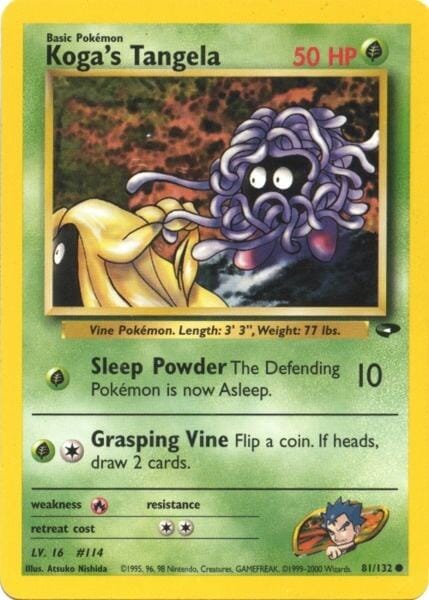 Koga's Tangela (81/132) [Gym Challenge Unlimited] Pokemon Single Pokémon  | Multizone: Comics And Games