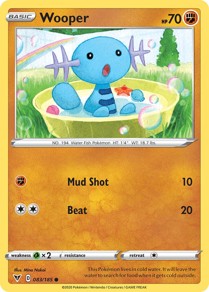 Wooper (083/185) [Sword & Shield: Vivid Voltage] Pokemon Single Pokémon  | Multizone: Comics And Games