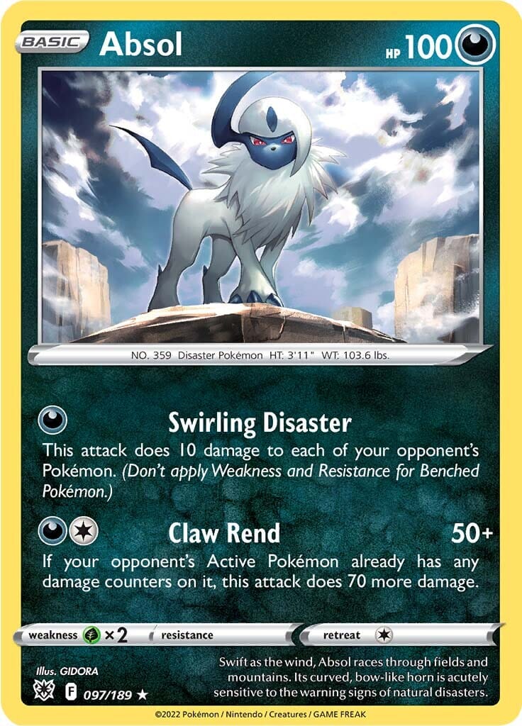 Absol (097/189) (Theme Deck Exclusive) [Sword & Shield: Astral Radiance] | Multizone: Comics And Games