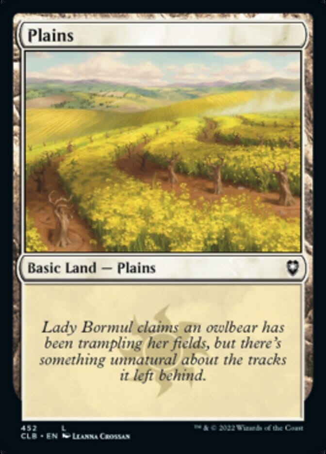 Plains (452) [Commander Legends: Battle for Baldur's Gate] MTG Single Magic: The Gathering  | Multizone: Comics And Games