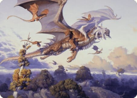 Rith, Liberated Primeval Art Card [Dominaria United Art Series] MTG Single Magic: The Gathering  | Multizone: Comics And Games