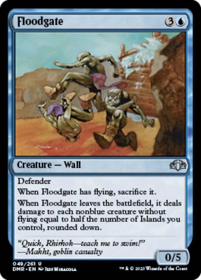 Floodgate [Dominaria Remastered] MTG Single Magic: The Gathering  | Multizone: Comics And Games