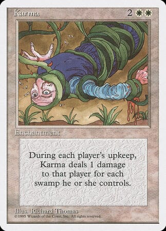 Karma [Fourth Edition] MTG Single Magic: The Gathering  | Multizone: Comics And Games