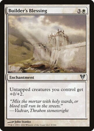 Builder's Blessing [Avacyn Restored] MTG Single Magic: The Gathering  | Multizone: Comics And Games