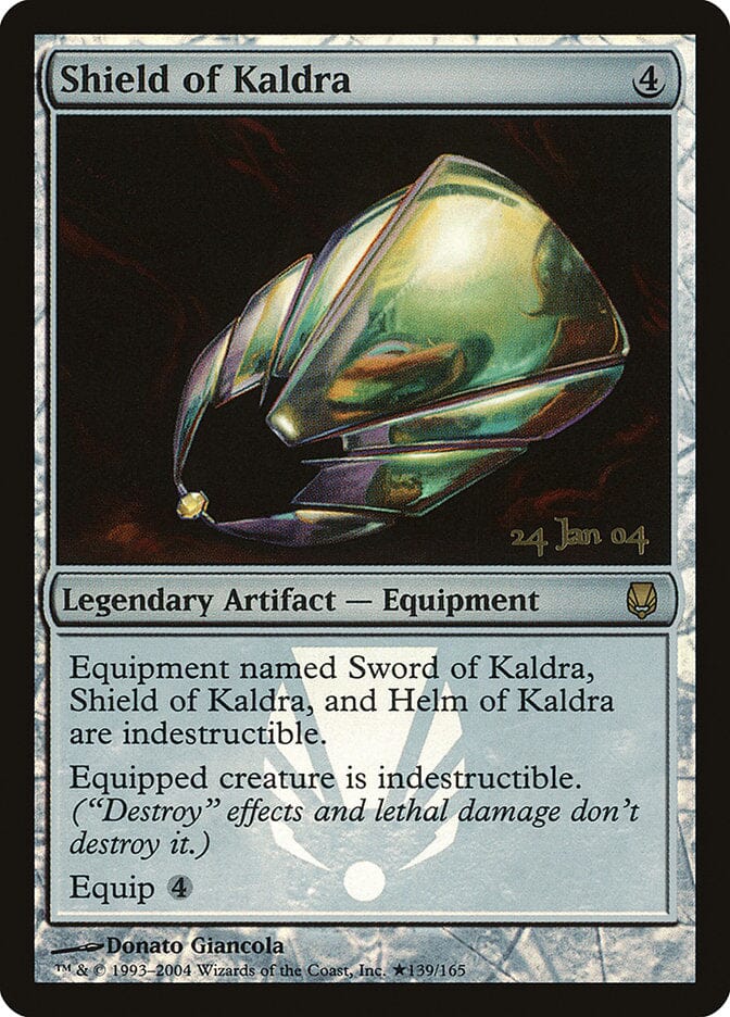Shield of Kaldra [Darksteel Promos] MTG Single Magic: The Gathering  | Multizone: Comics And Games