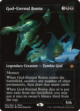 God-Eternal Bontu SDCC 2019 EXCLUSIVE [San Diego Comic-Con 2019] MTG Single Magic: The Gathering  | Multizone: Comics And Games
