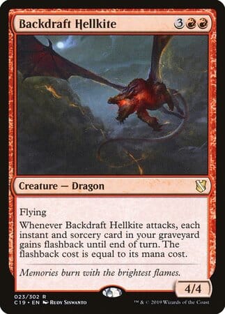 Backdraft Hellkite [Commander 2019] MTG Single Magic: The Gathering  | Multizone: Comics And Games