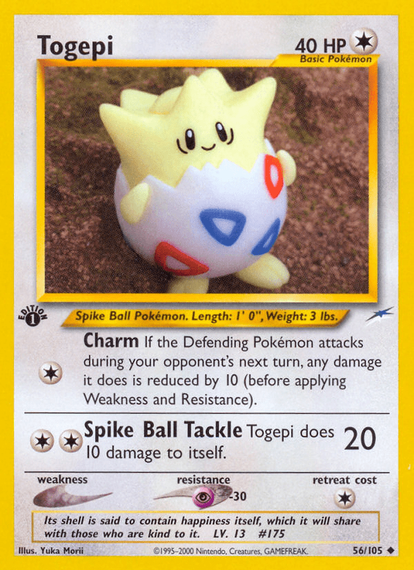 Togepi (56/105) [Neo Destiny 1st Edition] Pokemon Single Pokémon  | Multizone: Comics And Games