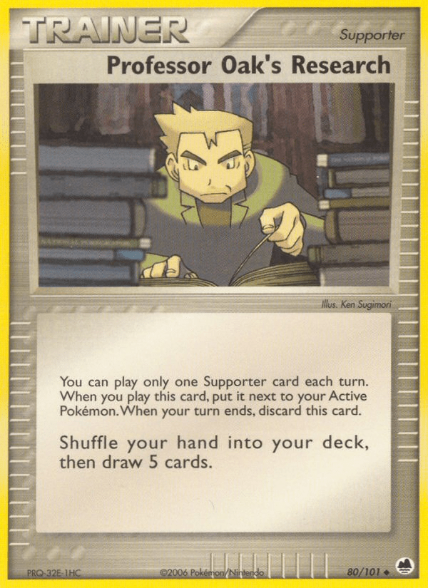 Professor Oak's Research (80/101) [EX: Dragon Frontiers] Pokemon Single Pokémon  | Multizone: Comics And Games