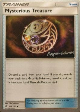 Mysterious Treasure (113/131) (Garbanette - Magnus Pedersen) [World Championships 2018] Pokemon Single Pokémon  | Multizone: Comics And Games