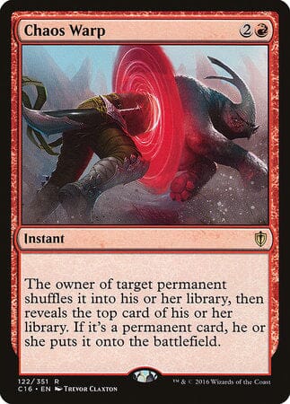 Chaos Warp [Commander 2016] MTG Single Magic: The Gathering  | Multizone: Comics And Games