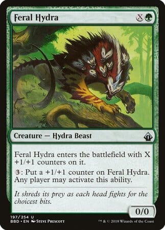 Feral Hydra [Battlebond] MTG Single Magic: The Gathering  | Multizone: Comics And Games