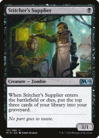 Stitcher's Supplier [Core Set 2019] MTG Single Magic: The Gathering  | Multizone: Comics And Games