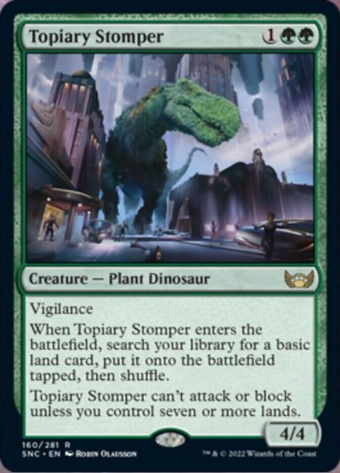 Topiary Stomper [Streets of New Capenna] MTG Single Magic: The Gathering  | Multizone: Comics And Games