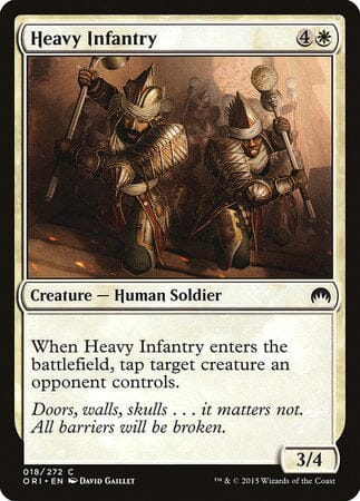 Heavy Infantry [Magic Origins] MTG Single Magic: The Gathering  | Multizone: Comics And Games