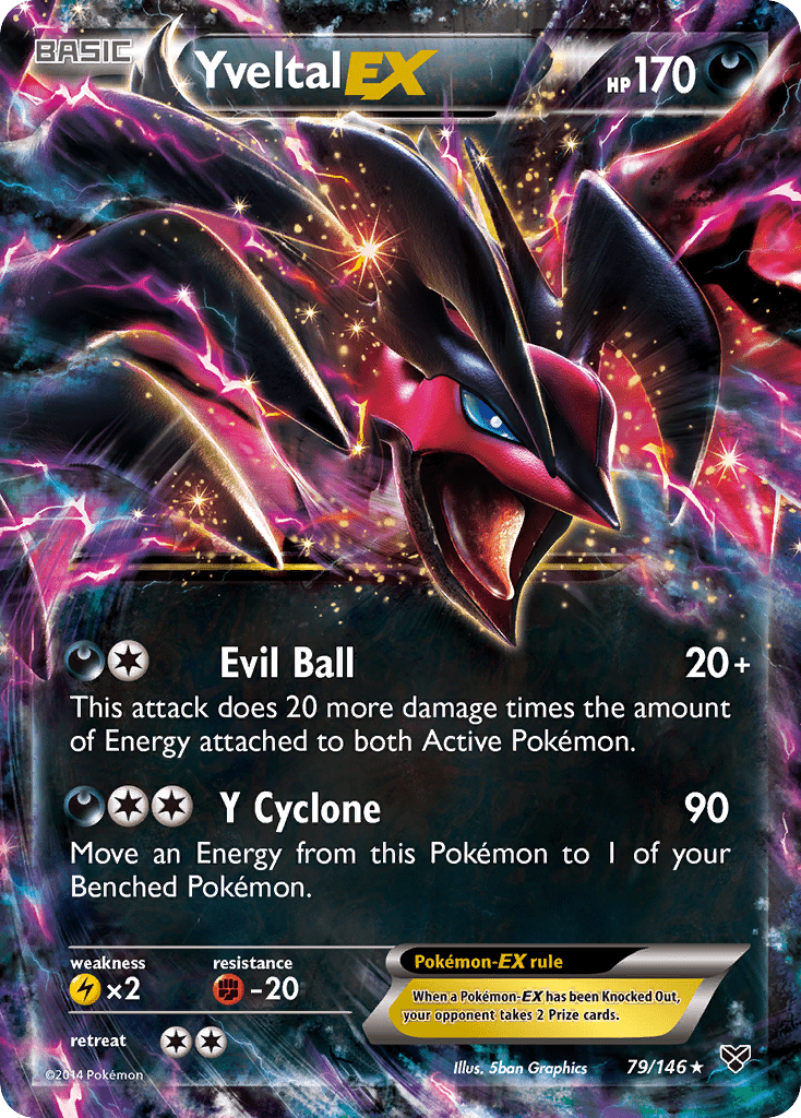 Yveltal EX (79/146) [XY: Base Set] Pokemon Single Pokémon  | Multizone: Comics And Games