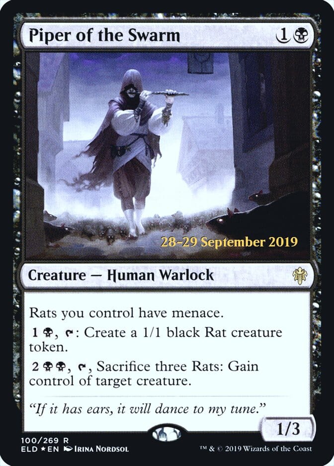 Piper of the Swarm [Throne of Eldraine Prerelease Promos] MTG Single Magic: The Gathering  | Multizone: Comics And Games