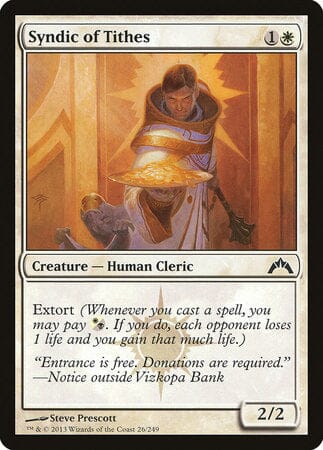 Syndic of Tithes [Gatecrash] MTG Single Magic: The Gathering  | Multizone: Comics And Games
