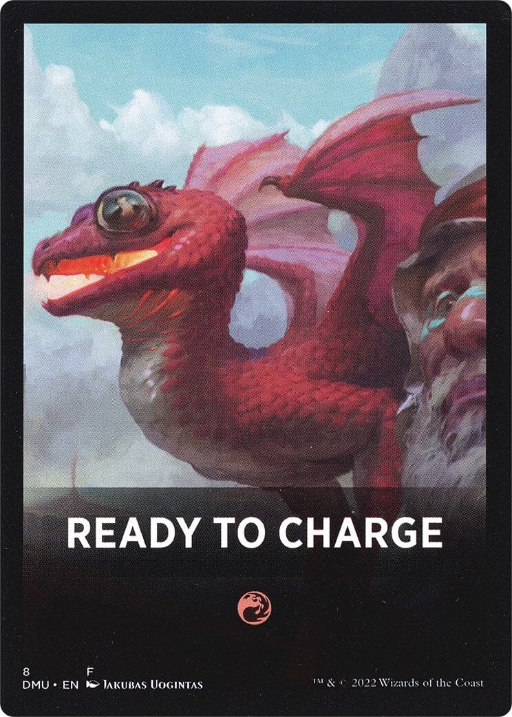 Ready to Charge Theme Card [Dominaria United Tokens] MTG Single Magic: The Gathering  | Multizone: Comics And Games