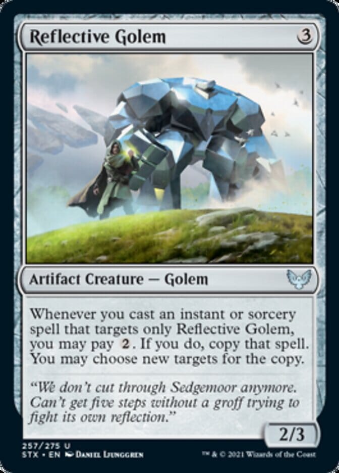 Reflective Golem [Strixhaven: School of Mages] MTG Single Magic: The Gathering  | Multizone: Comics And Games