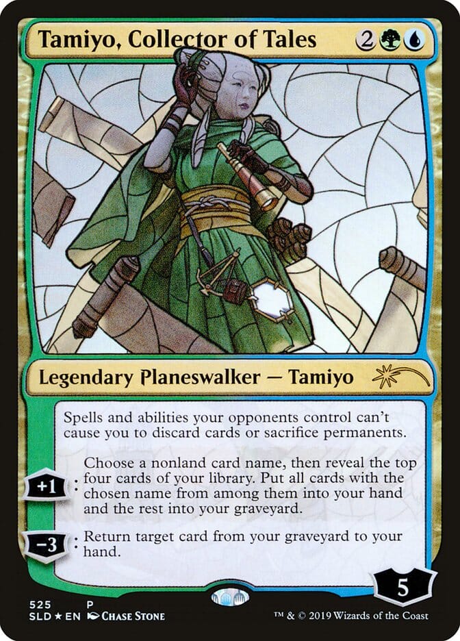 Tamiyo, Collector of Tales (Stained Glass) [Secret Lair Drop Promos] MTG Single Magic: The Gathering  | Multizone: Comics And Games