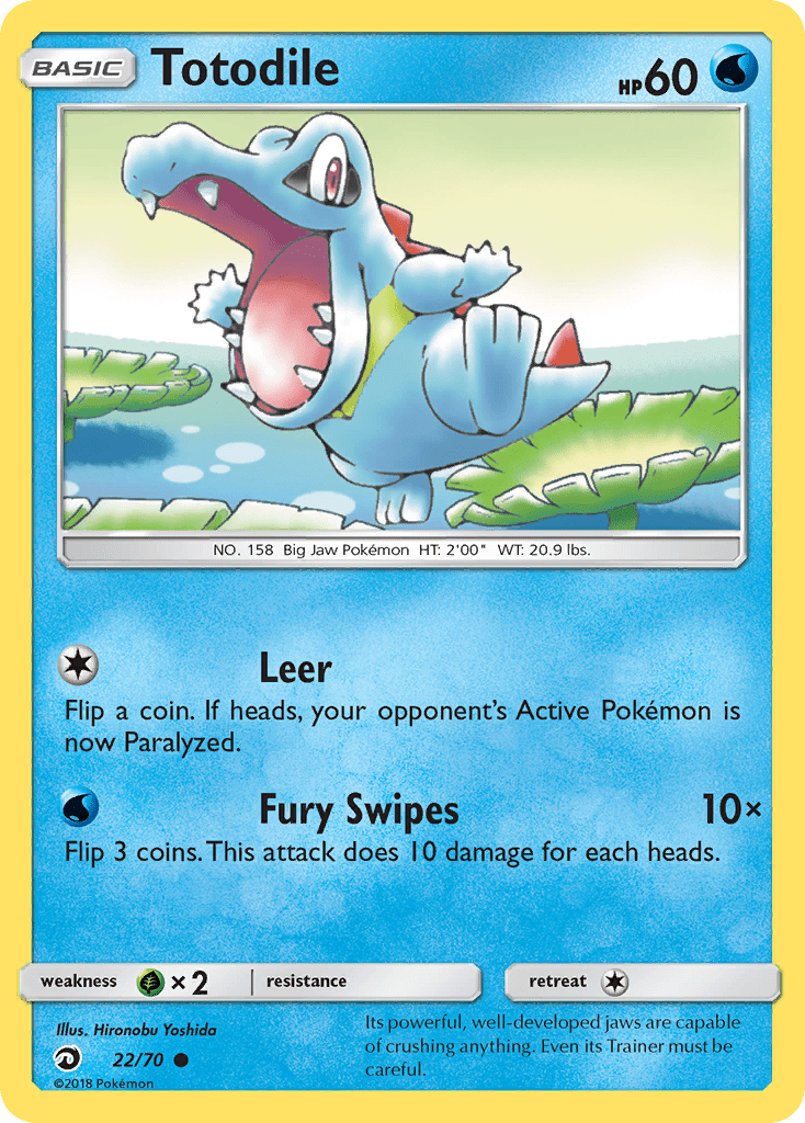 Totodile (22/70) [Sun & Moon: Dragon Majesty] Pokemon Single Pokémon  | Multizone: Comics And Games