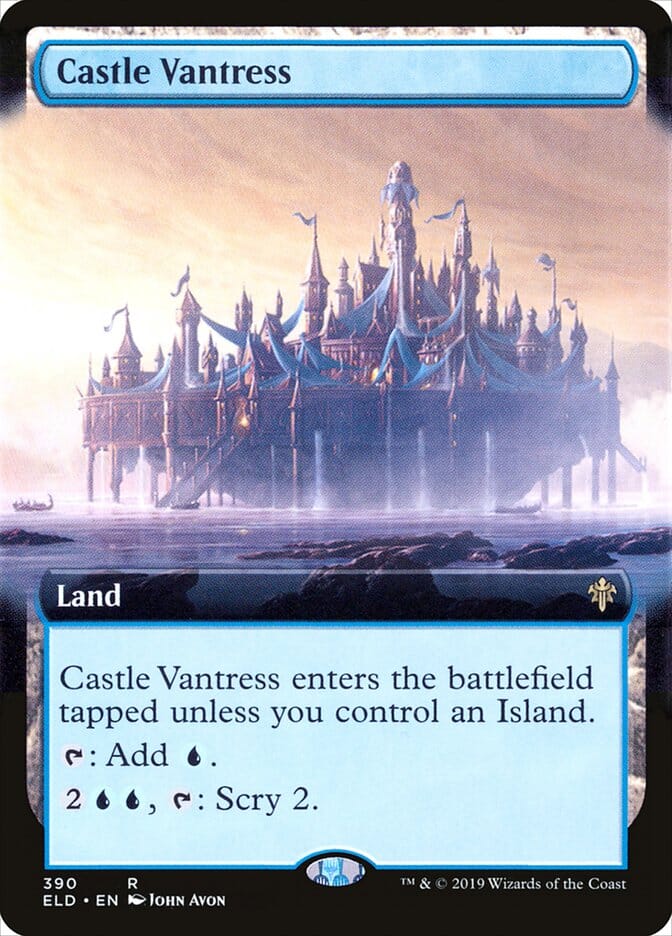 Castle Vantress (Extended Art) [Throne of Eldraine] MTG Single Magic: The Gathering  | Multizone: Comics And Games