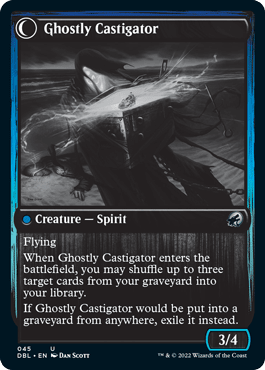 Covetous Castaway // Ghostly Castigator [Innistrad: Double Feature] MTG Single Magic: The Gathering  | Multizone: Comics And Games