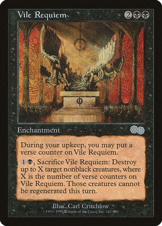Vile Requiem [Urza's Saga] MTG Single Magic: The Gathering  | Multizone: Comics And Games