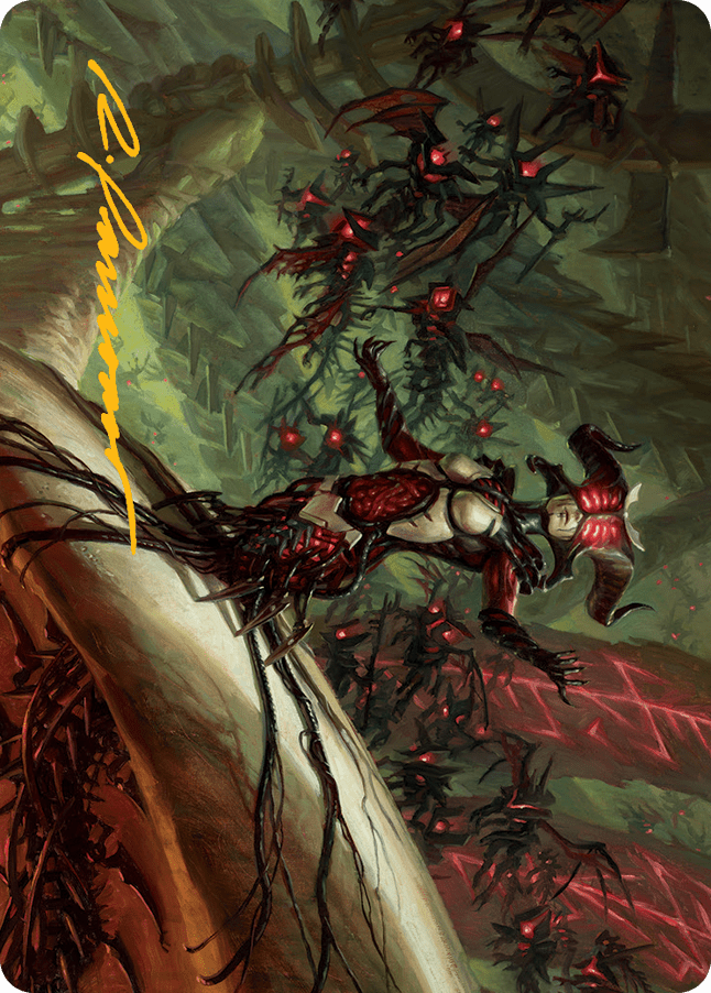 Sheoldred Art Card (Gold-Stamped Signature) [March of the Machine Art Series] MTG Single Magic: The Gathering  | Multizone: Comics And Games