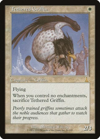 Tethered Griffin [Urza's Destiny] MTG Single Magic: The Gathering  | Multizone: Comics And Games