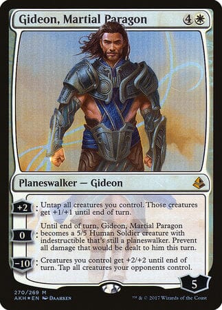 Gideon, Martial Paragon [Amonkhet] MTG Single Magic: The Gathering  | Multizone: Comics And Games