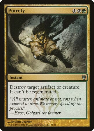 Putrefy [Duel Decks: Izzet vs. Golgari] MTG Single Magic: The Gathering  | Multizone: Comics And Games