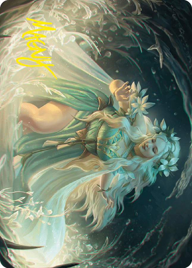 Goldberry, River-Daughter Art Card (Gold-Stamped Signature) [The Lord of the Rings: Tales of Middle-earth Art Series] MTG Single Magic: The Gathering  | Multizone: Comics And Games