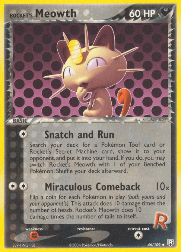 Rocket's Meowth (46/109) [EX: Team Rocket Returns] Pokemon Single Pokémon  | Multizone: Comics And Games