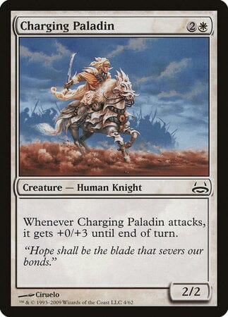 Charging Paladin [Duel Decks: Divine vs. Demonic] MTG Single Magic: The Gathering  | Multizone: Comics And Games