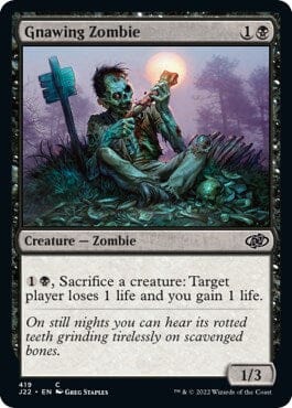 Gnawing Zombie [Jumpstart 2022] MTG Single Magic: The Gathering  | Multizone: Comics And Games
